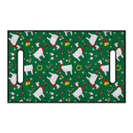 Christmas Llama Pattern Print Golf Cart Seat Cover