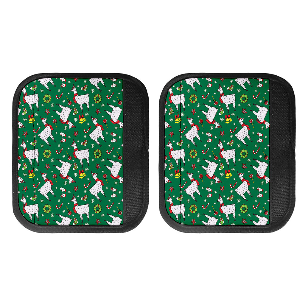 Christmas Llama Pattern Print Handle Covers