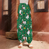 Christmas Llama Pattern Print Harem Pants