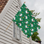 Christmas Llama Pattern Print House Flag
