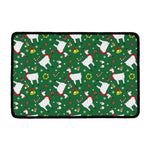 Christmas Llama Pattern Print Kitchen Mat