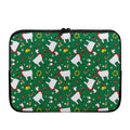 Christmas Llama Pattern Print Laptop Sleeve
