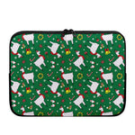 Christmas Llama Pattern Print Laptop Sleeve