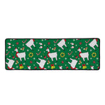 Christmas Llama Pattern Print Long Kitchen Mat