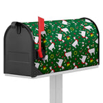 Christmas Llama Pattern Print Mailbox Cover
