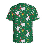 Christmas Llama Pattern Print Men's Sports T-Shirt