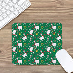 Christmas Llama Pattern Print Mouse Pad