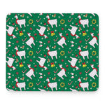 Christmas Llama Pattern Print Mouse Pad