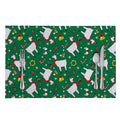 Christmas Llama Pattern Print Placemat