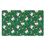 Christmas Llama Pattern Print Polyester Doormat
