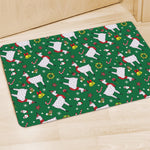 Christmas Llama Pattern Print Polyester Doormat