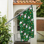 Christmas Llama Pattern Print Polyester Flag