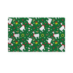Christmas Llama Pattern Print Polyester Flag