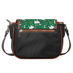 Christmas Llama Pattern Print Saddle Bag