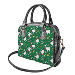 Christmas Llama Pattern Print Shoulder Handbag