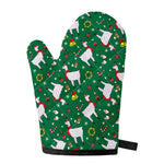 Christmas Llama Pattern Print Single Oven Mitt
