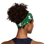 Christmas Llama Pattern Print Sports Headband
