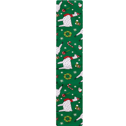 Christmas Llama Pattern Print Table Runner
