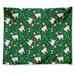 Christmas Llama Pattern Print Tapestry
