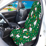 Christmas Llama Pattern Print Waterproof Car Seat Cover