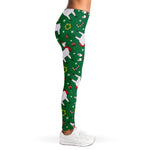 Christmas Llama Pattern Print Women's Leggings