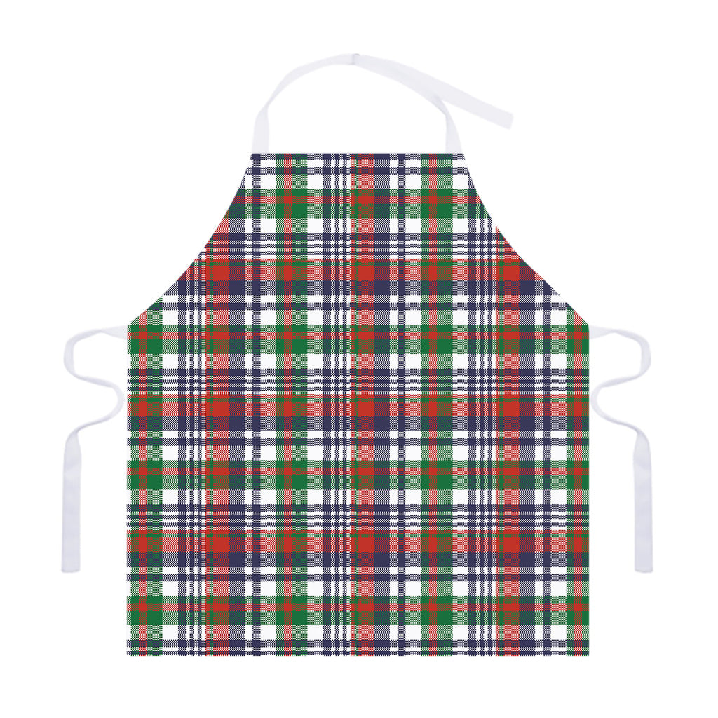 Christmas Madras Plaid Print Adjustable Apron