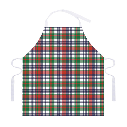 Christmas Madras Plaid Print Adjustable Apron