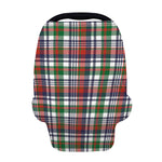 Christmas Madras Plaid Print Baby Seat Cover