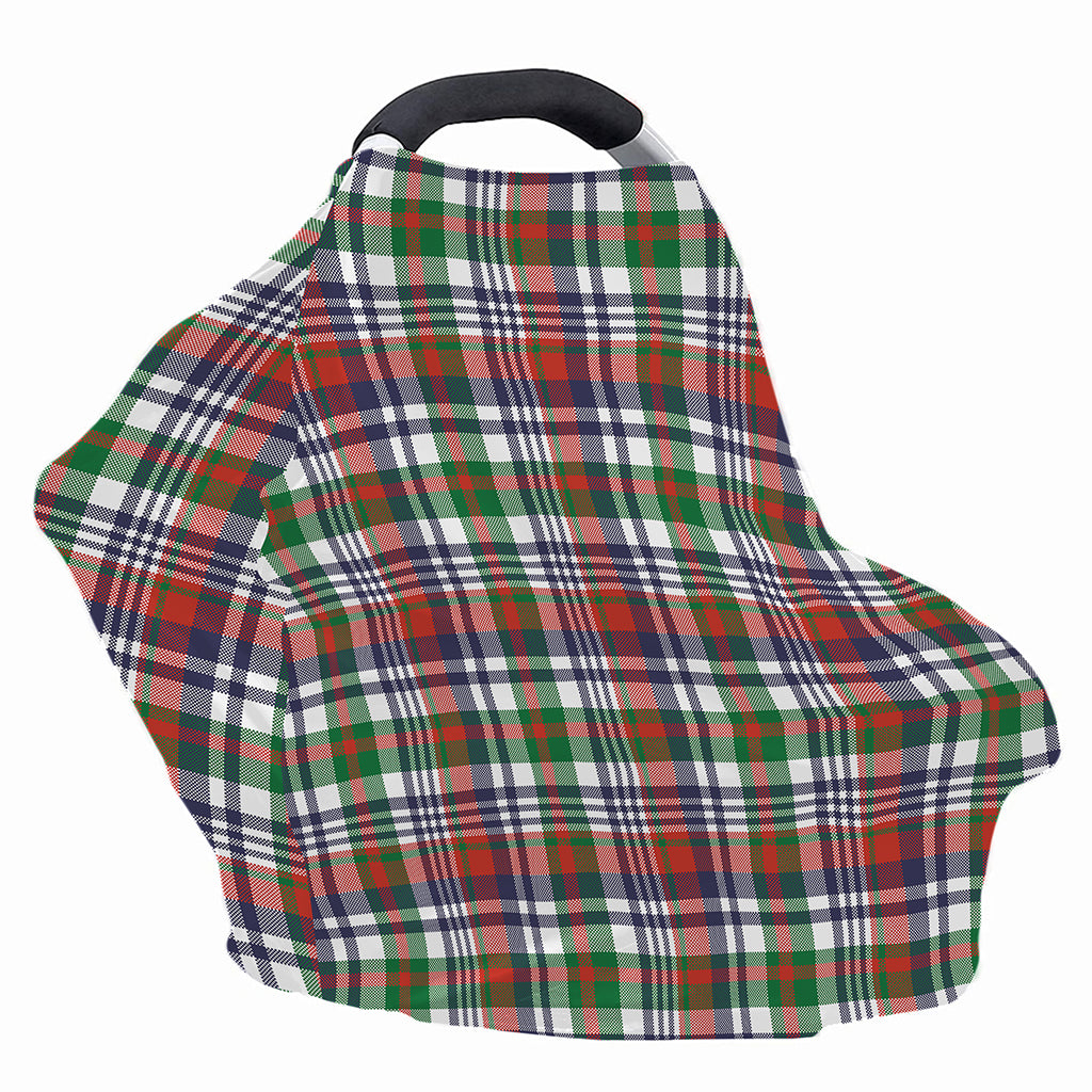Christmas Madras Plaid Print Baby Seat Cover