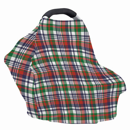 Christmas Madras Plaid Print Baby Seat Cover