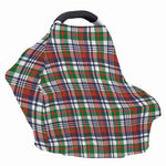Christmas Madras Plaid Print Baby Seat Cover