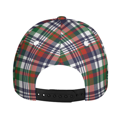 Christmas Madras Plaid Print Baseball Cap