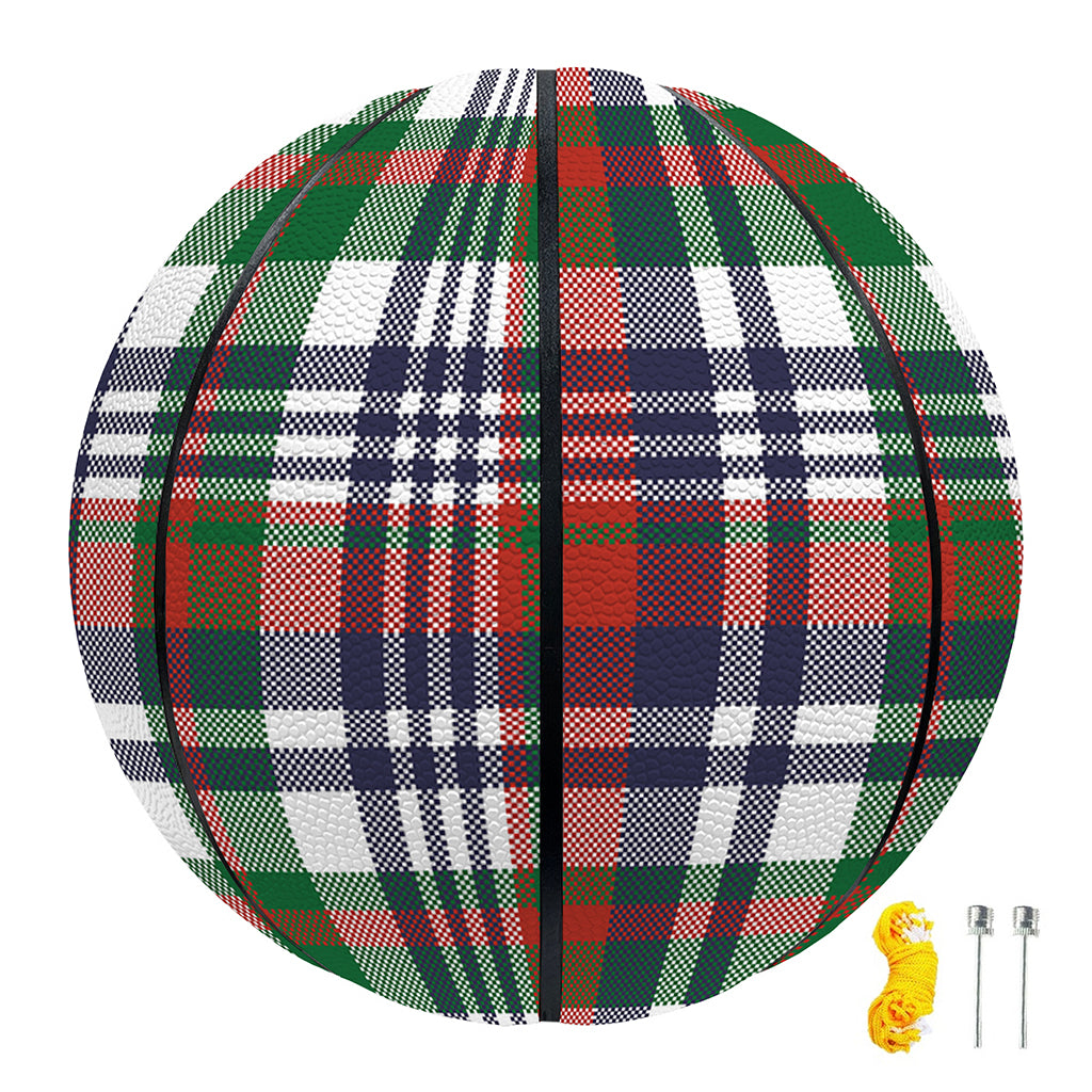 Christmas Madras Plaid Print Basketball