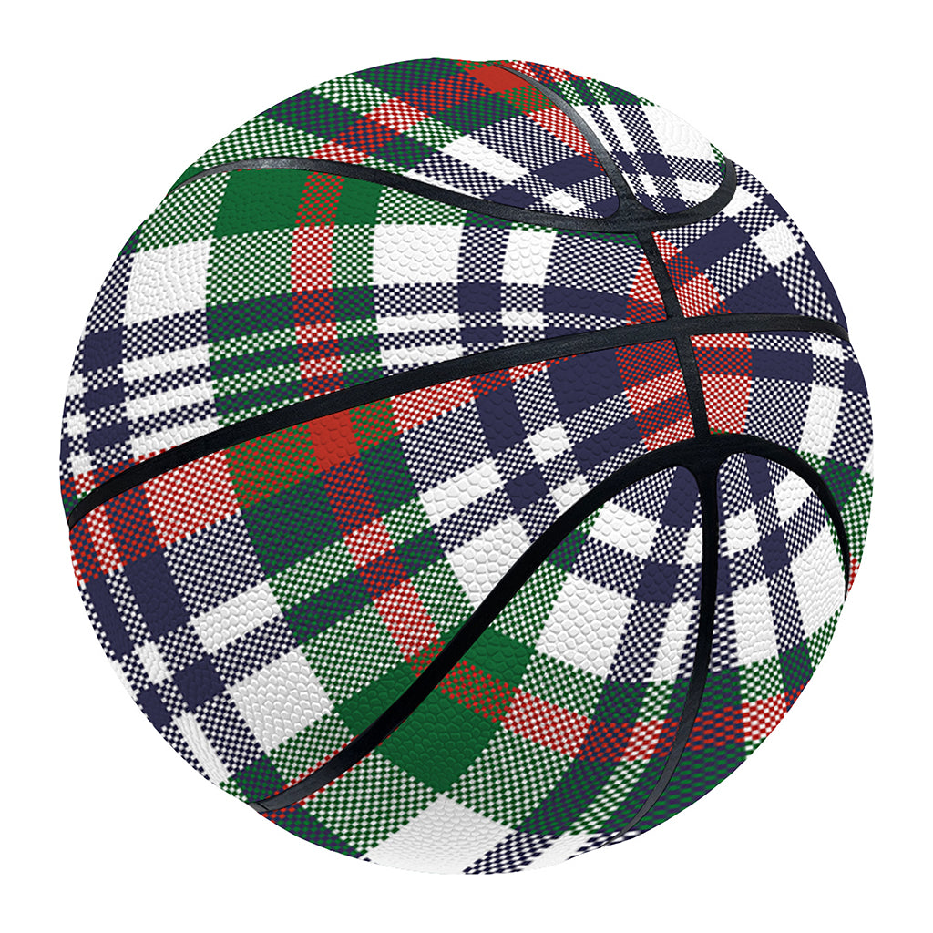 Christmas Madras Plaid Print Basketball
