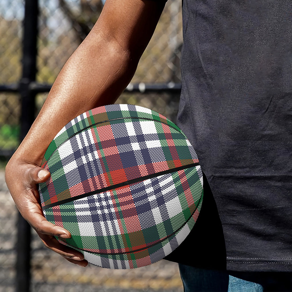 Christmas Madras Plaid Print Basketball