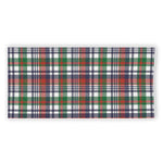 Christmas Madras Plaid Print Beach Towel