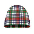 Christmas Madras Plaid Print Beanie