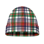 Christmas Madras Plaid Print Beanie