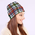 Christmas Madras Plaid Print Beanie