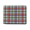 Christmas Madras Plaid Print Bifold Wallet