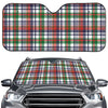 Christmas Madras Plaid Print Car Windshield Sun Shade