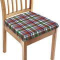 Christmas Madras Plaid Print Chair Cushion Cover