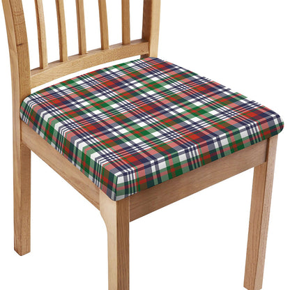 Christmas Madras Plaid Print Chair Cushion Cover