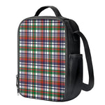 Christmas Madras Plaid Print Crossbody Lunch Bag