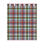 Christmas Madras Plaid Print Curtain