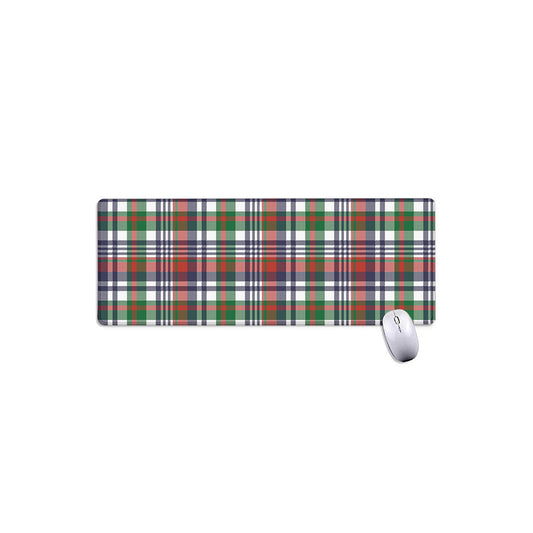 Christmas Madras Plaid Print Extended Mouse Pad