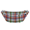 Christmas Madras Plaid Print Fanny Pack