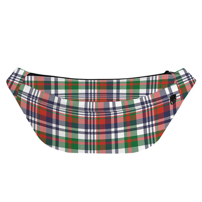 Christmas Madras Plaid Print Fanny Pack