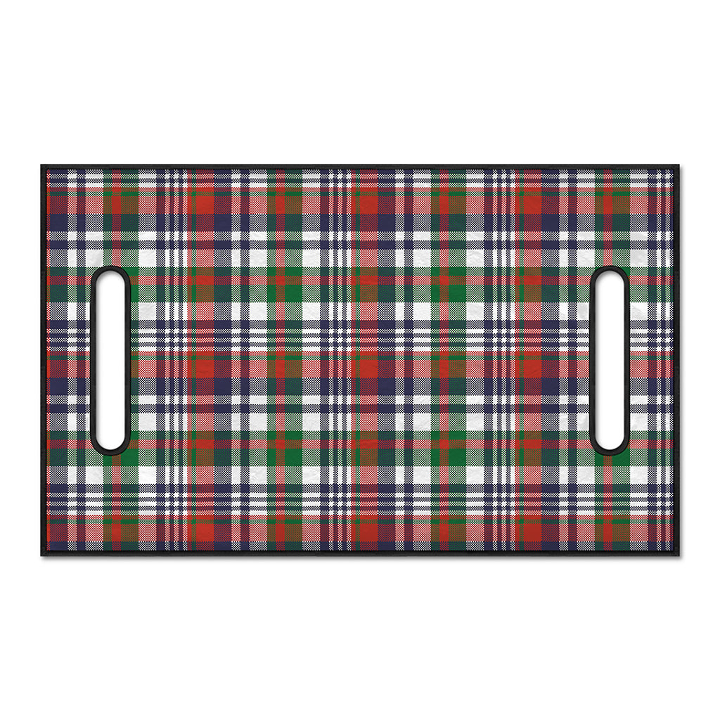 Christmas Madras Plaid Print Golf Cart Seat Cover