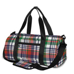 Christmas Madras Plaid Print Gym Bag